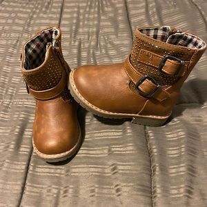 Size 5t girls brown western boots